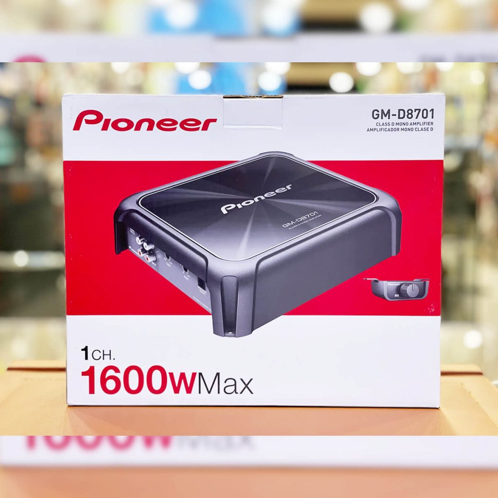 car amplifer pioneer gmd8701 1600w