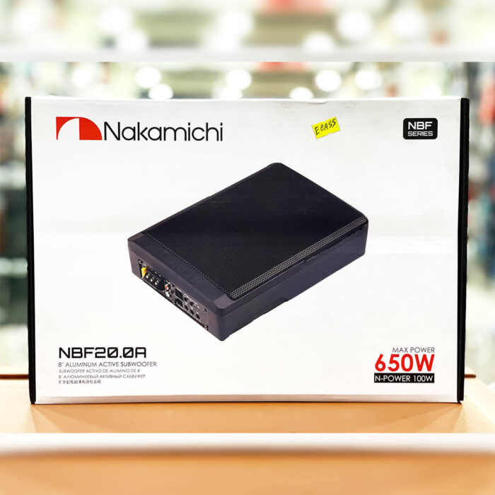 underseat subwoofer nakamichi 20.0a 650w